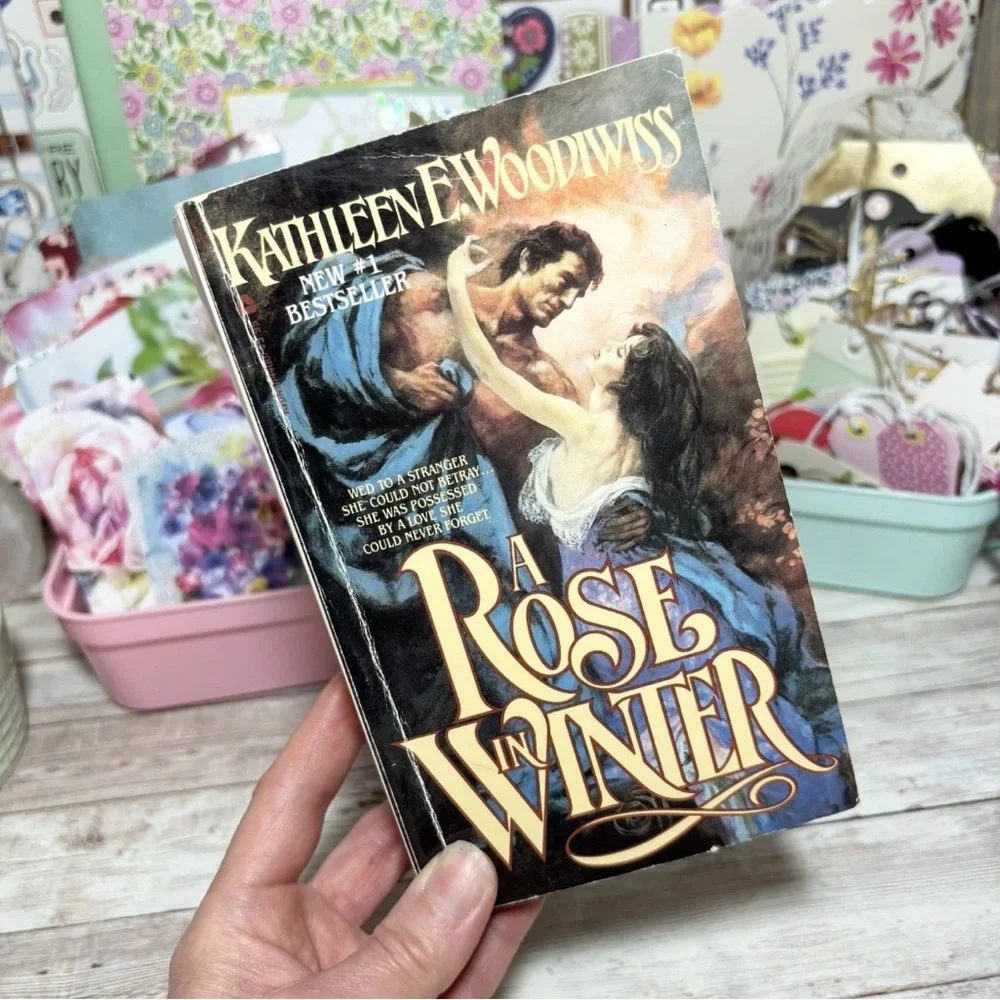 Lot Of 6 Kathleen E. Woodiwiss Historical Romance Novels Vintage Books Stepback